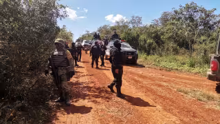 El hallazgo ocurrió junto a la carretera estatal que conduce a Santa Rosa Xtampak.