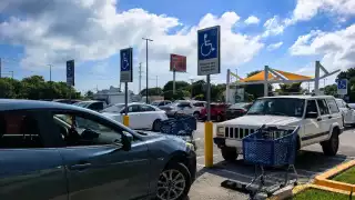 Llanta de Perro denuncia falta de civismo en estacionamientos accesibles