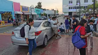 Dos mujeres fueron atropelladas por una conductora que no respetó el paso peatonal