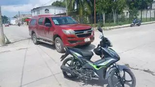 Tres personas lesionadas, entre ellas un menor de un año, en accidente en Escárcega.