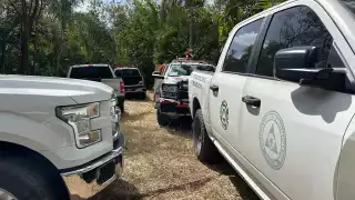 Localizan una fosa clandestina en un área verde de Bonfil