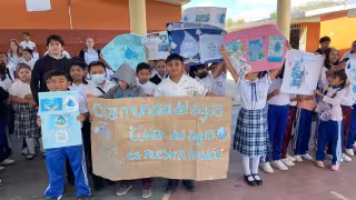 Estudiante exige conciencia y acción para preservar el agua