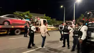 Elementos policiacos encabezaron el operativo en la ciudad.