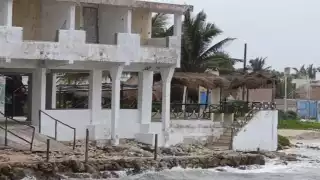 Erosión en playas de Progreso, imparable; abarca desde Chicxulub hasta Chuburná