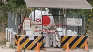 Usuarios encontraron suspendido el servicio en la carretera rumbo a Tepakán.