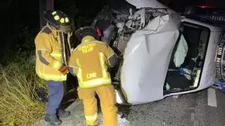 El incidente no dejó personas gravemente lesionadas, pero si un en el pavimento se observó un derrame moderado de aceite y anticongelante