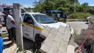 El motociclista fue trasladado al hospital