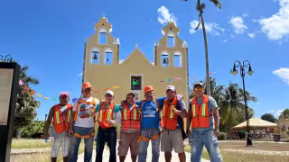 Color colonial y tradición: restauran templo de Hopelchén