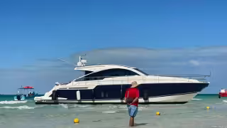 Presunta negligencia del capitán habría provocado el varamiento del yate