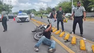 Accidente en avenida Coloso deja herido grave y moviliza autoridades
