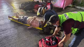 Padre e hija resultan lesionados tras accidente en la colonia Petrolera