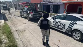Movilización policiaca en San Isidro por ataque con machete