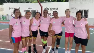 Organizan torneo de básquetbol para apoyar lucha contra cáncer de mama en Cancún