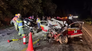 Dos muertos tras fuerte choque en la Costera