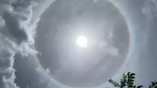 ¡Espectacular! Halo solar sorprende a  pobladores de Hopelchén