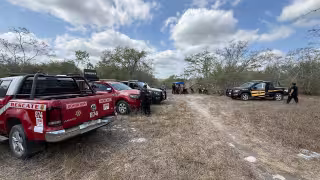 La búsqueda se desplegó entre los montes de Halachó y Maxcanú
