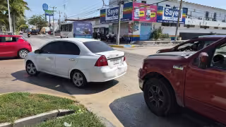 Accidente vial frente a “La Corona” genera congestionamiento