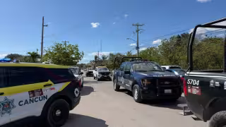 Elementos policiacos desplegaron un operativo en la zona