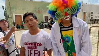 Protesta en Campeche contra IMSS Bienestar y SSA por falta de medicamentos y maltrato