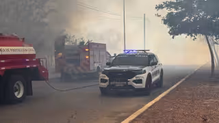 Un incendio en la zona de Siglo XXI en Campeche movilizó a autoridades de los tres niveles de gobierno.