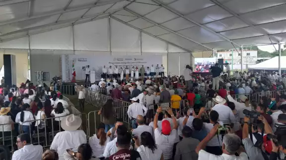 La presidenta de México Claudia Sheinbaum Pardo visita Escárcega, Campeche