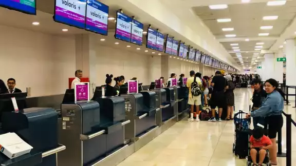 Solamente se han registrado dos retrasos ligeros en el aeropuerto de Cancún