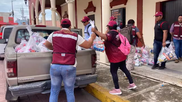 600 familias en localidades de Champotón y Castamay en Campeche sufrieron graves afectaciones