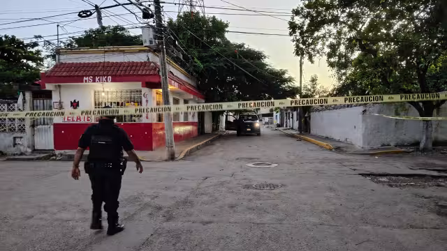 Las autoridades llegaron al lugar y acordonaron la zona.
