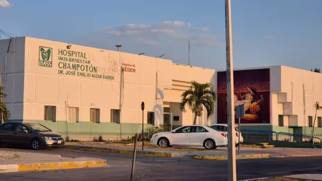 El hombre lesionado fue trasladado al hospital IMSS-Bienestar de Champotón.