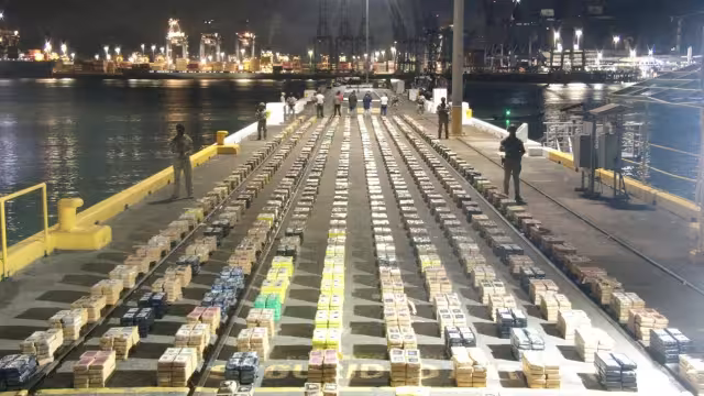Panamá decomisó más de 13 toneladas de cocaína con destino a México y Centroamérica.