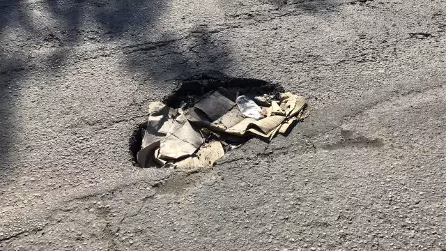 Hundimientos en el centro de Chetumal causó alerta en la ciudadanía.