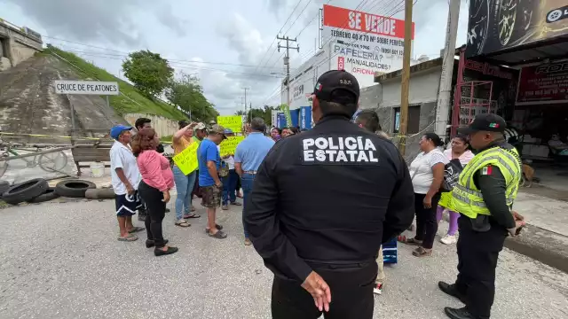 El bloqueo fue retirado tras una reunión con un representante del Gobierno de Yucatán
