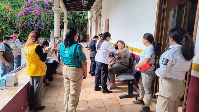 Los migrantes se encuentran en buen estado de salud