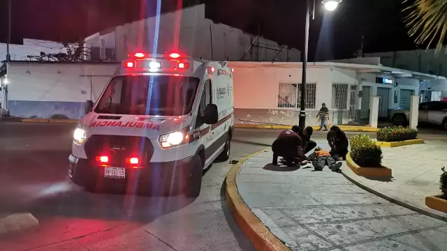 Hombre en aparente estado de ebriedad causa percance en la Belisario