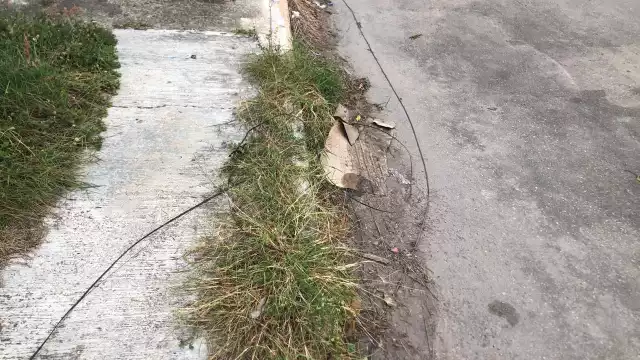 Los cables en tales condiciones presentan un gran riesgo