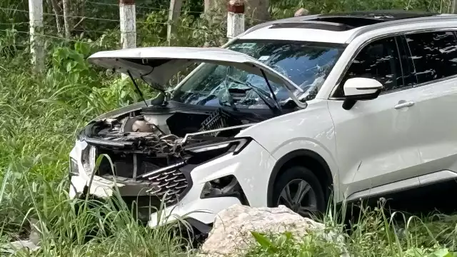 El accidente aconteció a 20 km de llegar a la cabecera de Escárcega