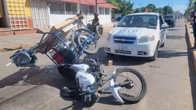 El conductor del automóvil fue responsabilizado por el accidente y se comprometió a cubrir los gastos