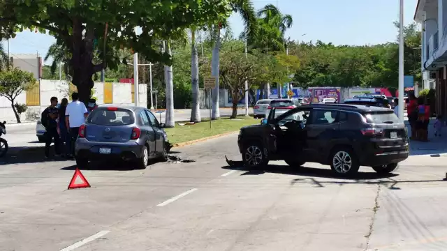 Colisión sin lesionados en avenida Concordia