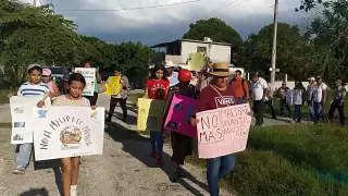   Ejido 18 de Marzo, Carmen   Marchan contra la violencia infantil   
