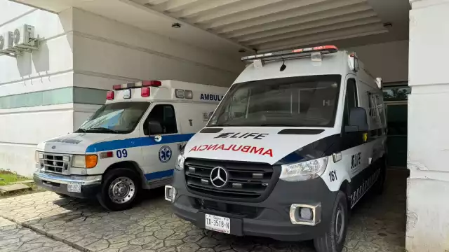 El hombre recibió una herida en la pierna