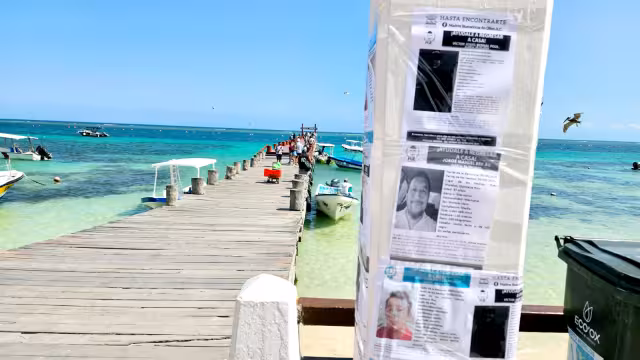 En sitios concurridos colocaron información de los extraviados