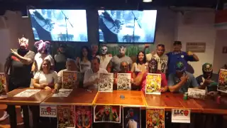 Corsario junior, reconoció  la presencia de los luchadores "La Puerquiza Extrema" junto con los "Hijos de la Calle"