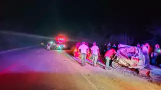 Personal de la Guardia Nacional acudió al lugar