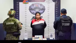 El detenido fue puesto a disposición de la Fiscalía General del Estado