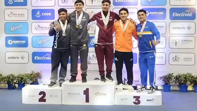 Campeche obtuvo 10 medallas más en Halterofilia durante los Nacionales CONADE 2025.