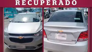Localizan vehículo robado con placas de Chiapas durante operativo en Ciudad del Carmen