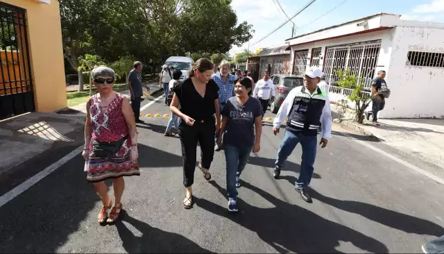 El Ayuntamiento de Mérida rehabilitó más de 2 mil metros cuadrados de calles en Bosques del Poniente