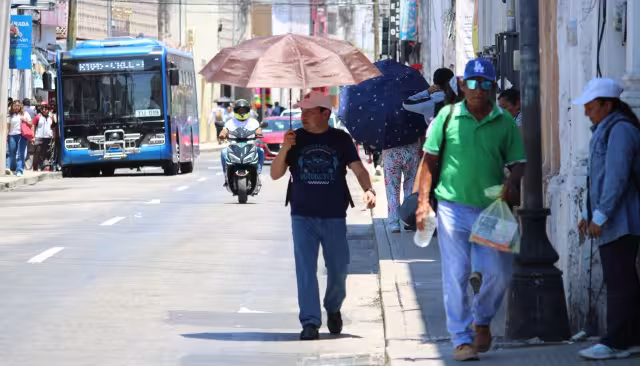 Yucatán arde con temperaturas de hasta 40 grados