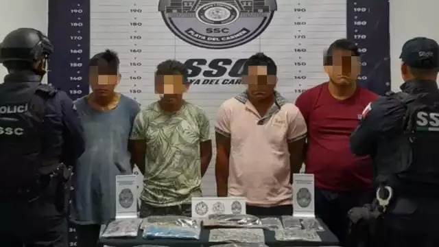 Los detenidos fueron identificados como Noé “N”, Guillermo “N”, Margarito “N” y Felipe “N”