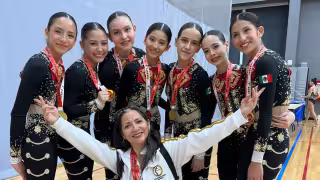 Gimnastas yucatecas triunfan en la Challenge Cup 2025, realizada en Canadá   